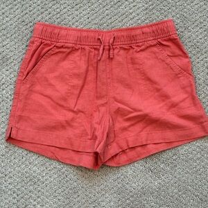 Old Navy linen shorts - coral